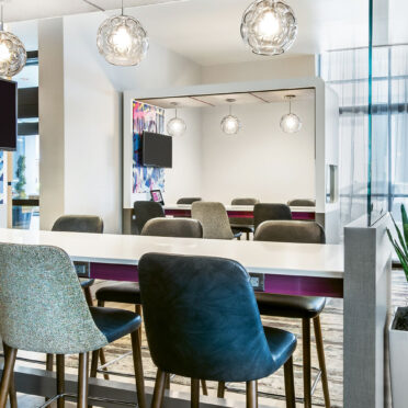 profile side photo of focused assistant girl work remote laptop